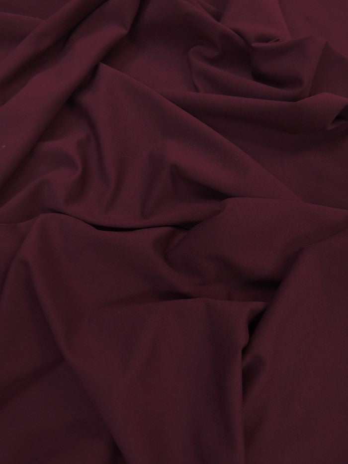 Ponte De Roma Jersey Knit Spandex Fabric / Eggplant / Sold By The Yard