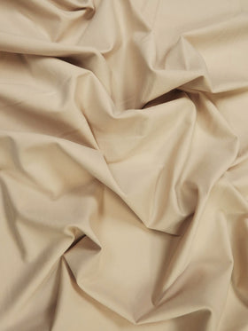 Ponte De Roma Jersey Knit Spandex Fabric / Oatmeal / Sold By The Yard