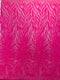 Phoenix Feather Sequin Stretch Mesh Fabric / Sold by the Yard