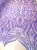 Royalty Damask Iridescent Sequin Stretch Mesh Fabric / Sold by the Yard