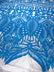 Royalty Damask Iridescent Sequin Stretch Mesh Fabric / Sold by the Yard
