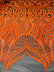 Royalty Damask Iridescent Sequin Stretch Mesh Fabric / Sold by the Yard