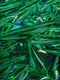 Ultra Holographic Glossy Patent Spandex Vinyl Fabric / Sold By The Yard