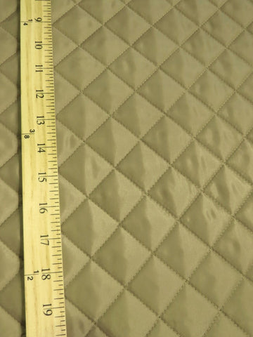 Quilted Polyester Batting Upholstery Fabric / Red / Sold By The Yard - 0