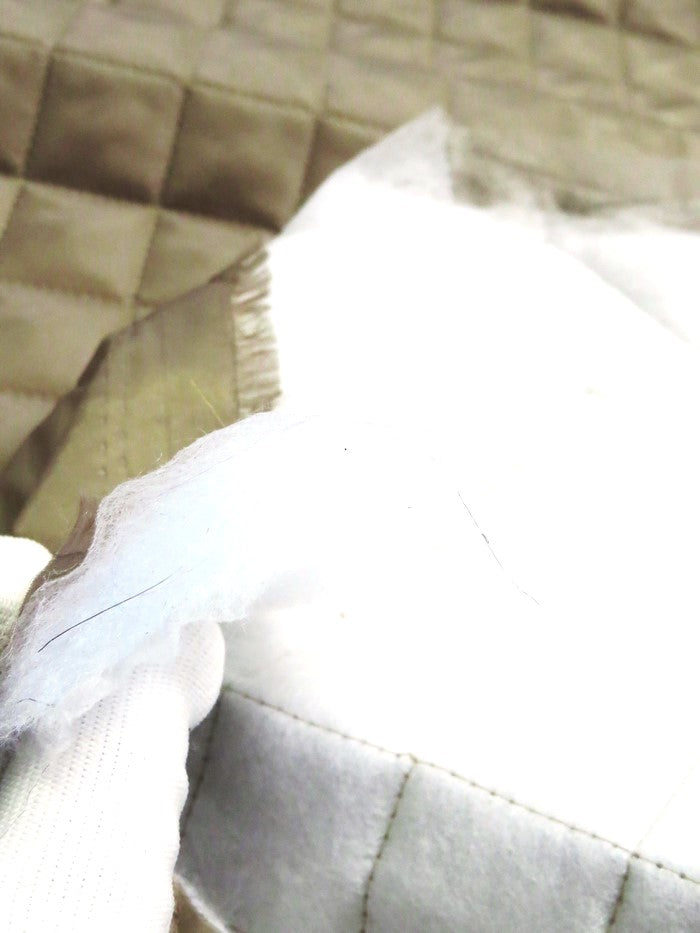 Quilted Polyester Batting Upholstery Fabric / Desert