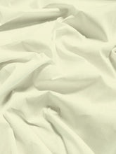 Poly Cotton Solid Fabric 58"/60" Width / Ivory / Sold By The Yard