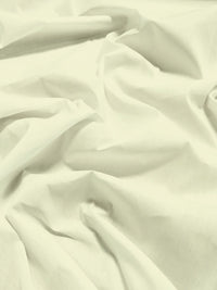 Poly Cotton Solid Fabric 58"/60" Width / Ivory / Sold By The Yard