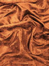 Floral Rose Jacquard Satin Fabric / Sold By The Yard
