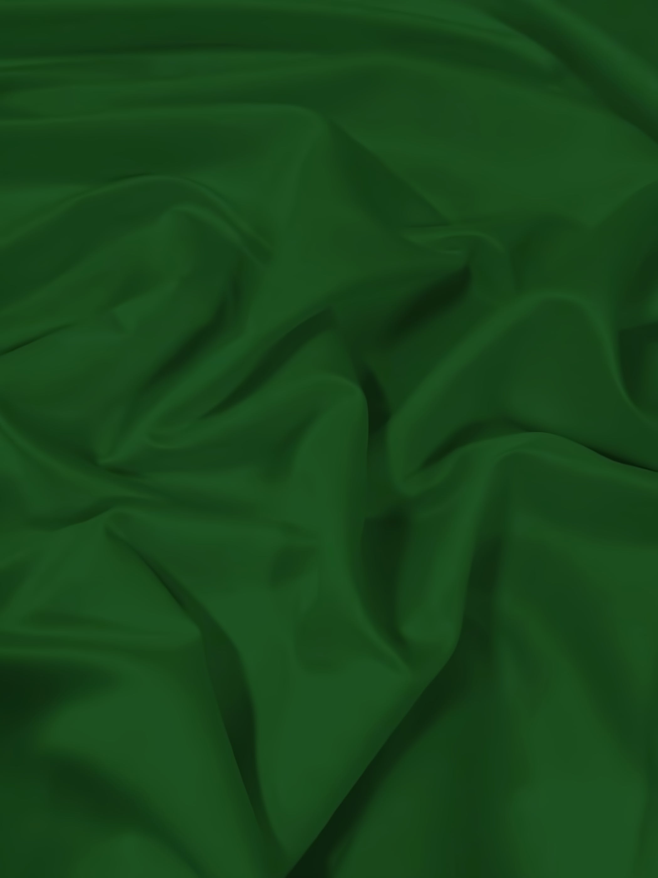 Dull Bridal Satin Fabric / Hunter Green / Sold By The Yard