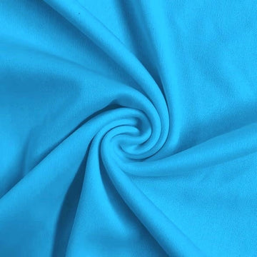 Solid Polyester Interlock Knit Fabric / Carribean / Sold By The Yard