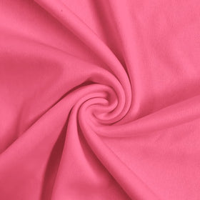 Solid Polyester Interlock Knit Fabric / Coral / Sold By The Yard