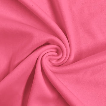 Solid Polyester Interlock Knit Fabric / Coral / Sold By The Yard