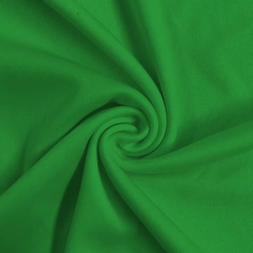 Solid Polyester Interlock Knit Fabric / Kelly Green / Sold By The Yard