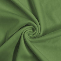Solid Polyester Interlock Knit Fabric / Olive / Sold By The Yard