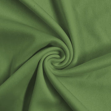 Solid Polyester Interlock Knit Fabric / Olive / Sold By The Yard