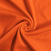 Solid Polyester Interlock Knit Fabric / Orange / Sold By The Yard