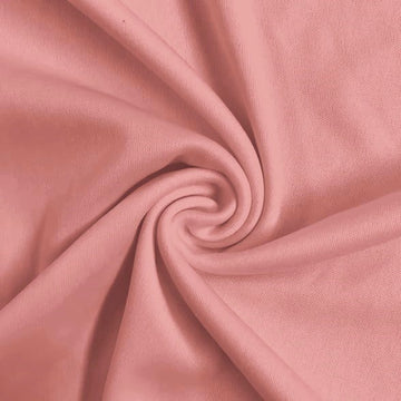 Solid Polyester Interlock Knit Fabric / Peach / Sold By The Yard