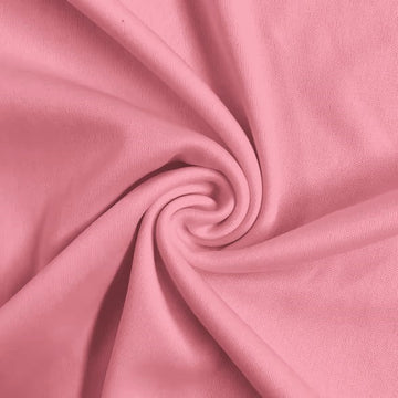Solid Polyester Interlock Knit Fabric / Flamingo / Sold By The Yard
