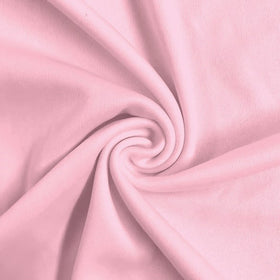 Solid Polyester Interlock Knit Fabric / Pink / Sold By The Yard