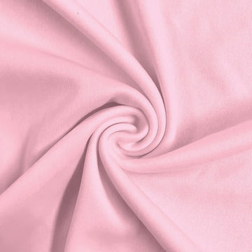 Solid Polyester Interlock Knit Fabric / Pink / Sold By The Yard