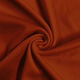 Solid Polyester Interlock Knit Fabric / Rust / Sold By The Yard
