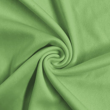 Solid Polyester Interlock Knit Fabric / Sage / Sold By The Yard