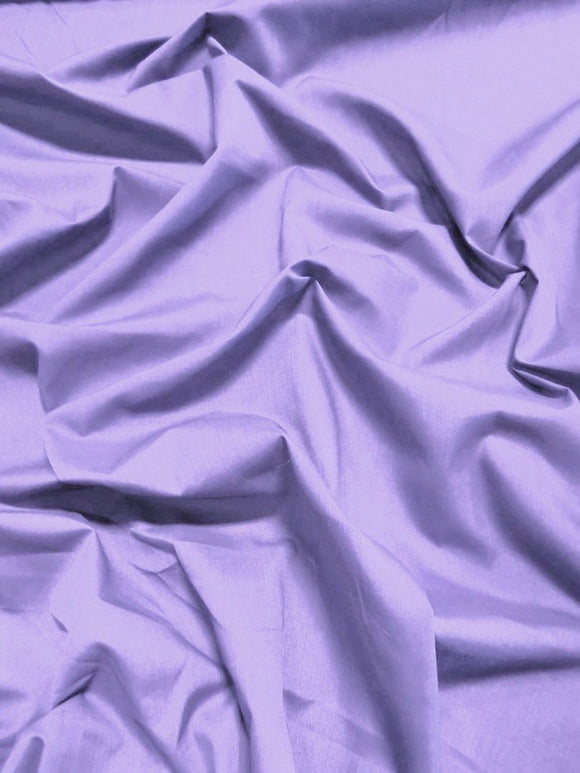Poly Cotton Solid Fabric / Lavender / 100 Yard Bolt