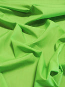 Poly Cotton Solid Fabric / Lime Green / 100 Yard Bolt-1