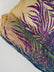 Phoenix Feather Sequin Stretch Mesh Fabric / Sold by the Yard