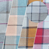 Luxury Tartan Plaid Upholstery Fabric / Sold By The Yard