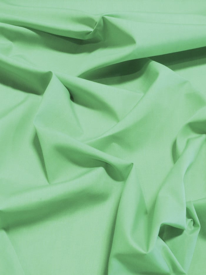 Poly Cotton Solid Fabric 58"/60" Width / Mint / Sold By The Yard