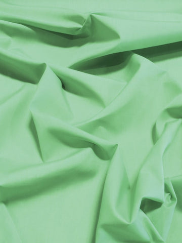 Poly Cotton Solid Fabric 58"/60" Width / Mint / Sold By The Yard