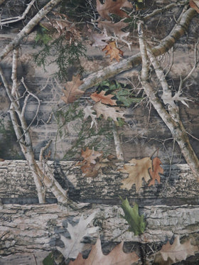 Timber Camouflage Mossy Oak Spandex Fabric Sold By The Yard