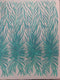 Phoenix Feather Sequin Stretch Mesh Fabric / Sold by the Yard