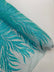 Phoenix Feather Sequin Stretch Mesh Fabric / Sold by the Yard