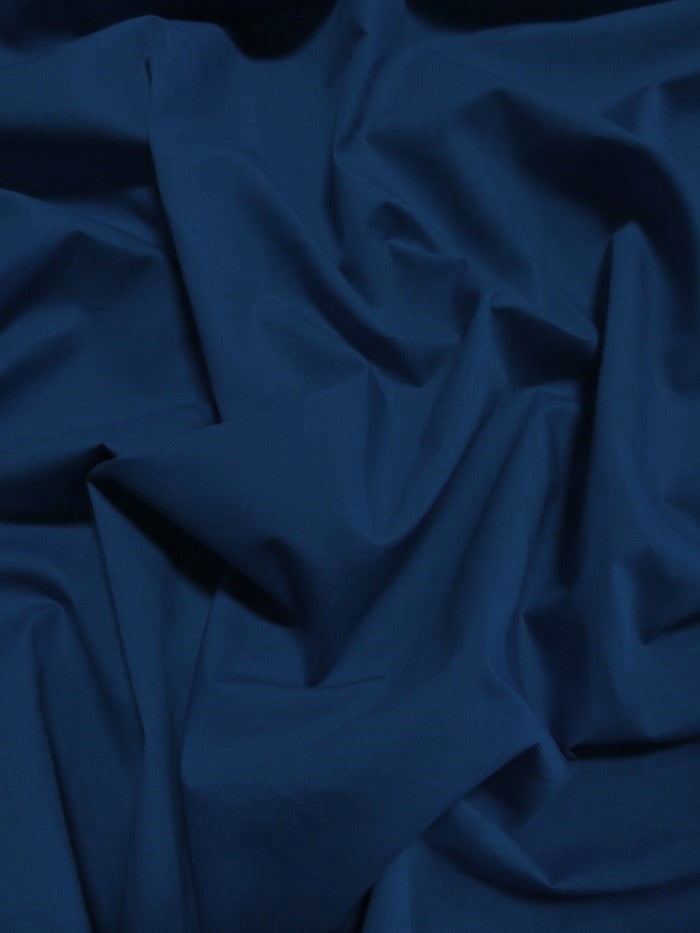 Poly Cotton Solid Fabric 58"/60" Width / Navy / Sold By The Yard