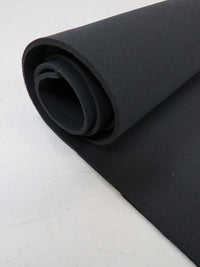 Neoprene Nylon Bonded Sponge Waterproof Wetsuit Fabric / 4mm Black / Sold By The Foot