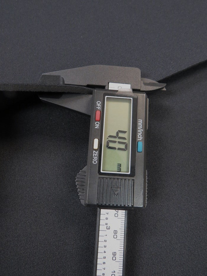 Neoprene Nylon Bonded Sponge Waterproof Wetsuit Fabric / 4mm Black / Sold By The Yard