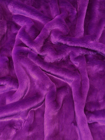 Buy grape Short Shag (Teddy) Faux Fur