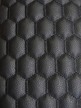 Hex Honeycomb Quilt Automotive Vinyl Foam Fabric