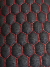 Hex Honeycomb Quilt Automotive Vinyl Foam Fabric