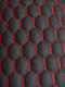 Hex Honeycomb Quilt Automotive Vinyl Foam Fabric
