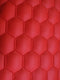 Hex Honeycomb Quilt Automotive Vinyl Foam Fabric
