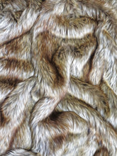 Wolf Animal Long Pile Faux Fur Fabric / Sold By The Yard