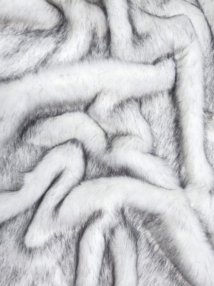 (Second Quality Goods) Dire Wolf Animal Coat Costume Faux Fur Fabric / Sold By The Yard