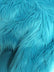 UV Reactive Solid Shaggy Faux Fur Fabric / Sold By The Yard