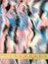 Sunset Multi-Color Faux Fur Fabric /  Sold by the Yard