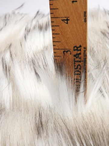 Winter Section Fox Animal Faux Fur / Sold By The Yard - 0