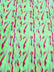 Sunset Multi-Color Faux Fur Fabric /  Sold by the Yard