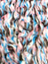 Sunset Multi-Color Faux Fur Fabric /  Sold by the Yard